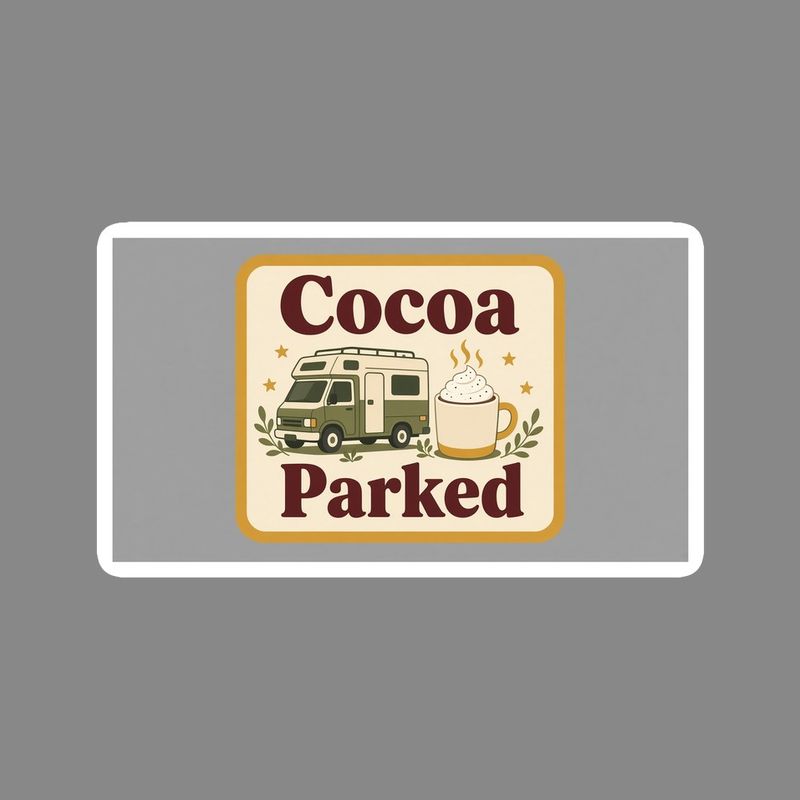Cocoa Parked Celtic knotwork design by The Freckled Monkey