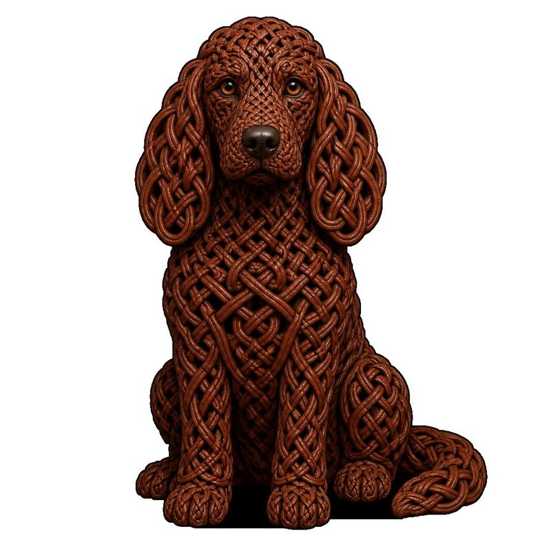 Irish Doodle Celtic knotwork design by The Freckled Monkey