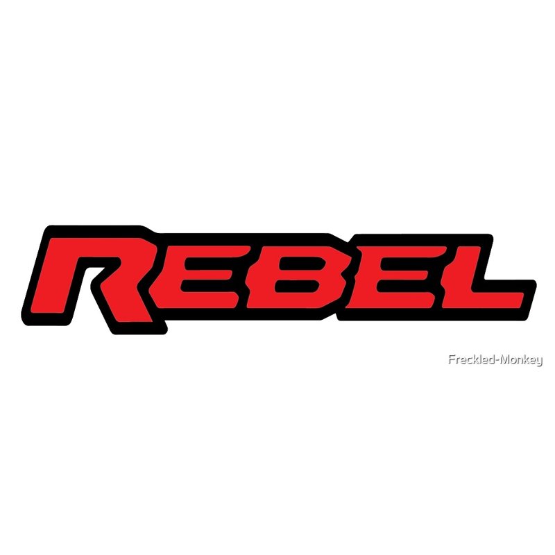 Rebel Red and Black design by The Freckled Monkey