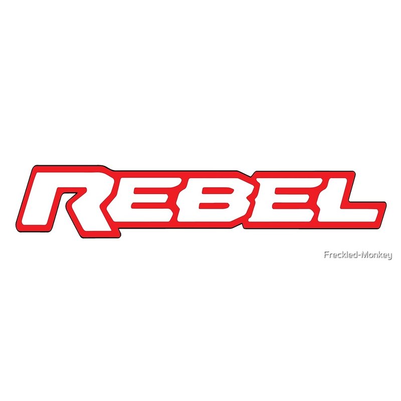 Rebel Red on Background design by The Freckled Monkey